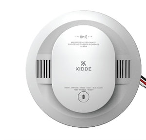 Firex SMACFEX-VRF AC Hardwired Wire-Free Interconnect Photoelectric Smoke Alarm with Voice Alerts with 2 AA Backup Batteries