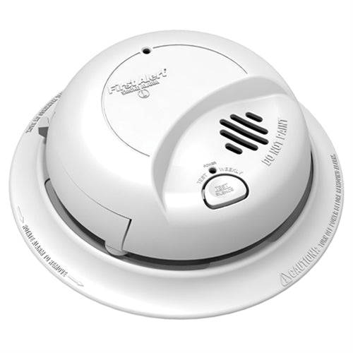 BRK Electronics First Alert SA4121C 120V AC/DC Hardwired with 9V Battery Backup Ionization Smoke Alarm (Upgraded to SMI100-AC)