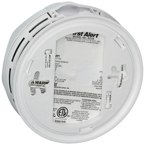 First Alert SCO5CN 2 AA Batteries Operated Photoelectric Smoke Alarm and Carbon Monoxide Combo Alarm (Upgraded to PRC700B)