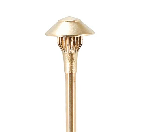 Focus Industries AL-01-SM-LEDP-TRC 12V 4W LED 300 lumens 3.75" China Hat Area Light, Terra Cotta Finish