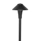 Focus Industries AL-01-SMLED3WBR 12V 3W Omni LED Cast Aluminum Mini 3.5" China Hat Area Light, Weathered Brown Finish