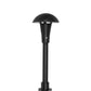 Focus Industries  12V 3W Omni LED Cast Aluminum 3.5" Mini Mushroom Hat Area Light, Chrome Powder Finish