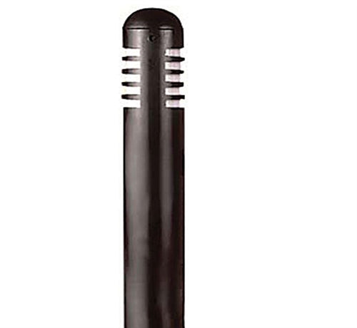 Focus Industries  12V 3W Omni LED Extruded Aluminum 4.5" Diameter Bollard, Antique Verde Finish