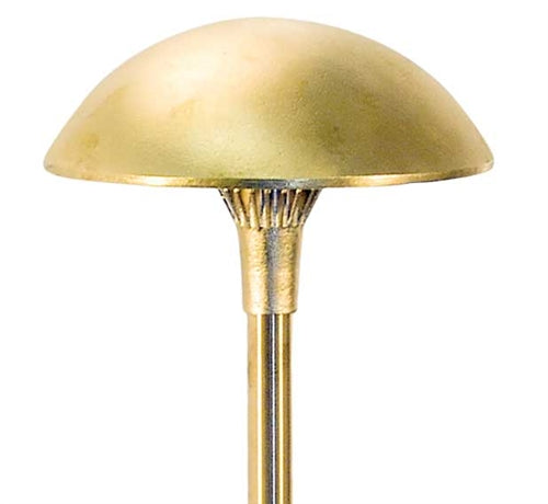 Focus Industries AL-12-LEDP-HTX 12V 4W LED 300 lumens 8" Mushroom Hat Area Light, Hunter Texture Finish