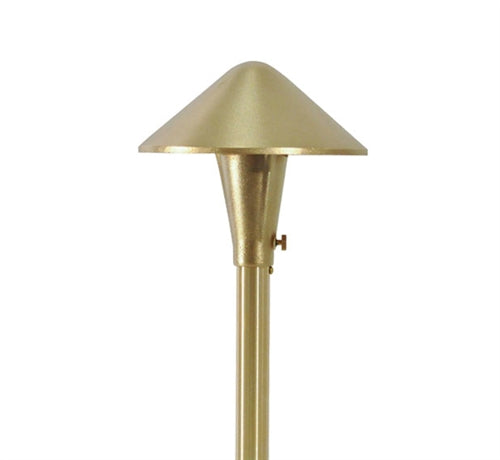 Focus Industries AL-17-SM2AH-CAM 12V 20W T3 Halogen 5.5" China Hat Area Light, Camel Tone Finish