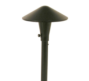 Focus Industries AL-17-SMAH-TRC 12V 20W T3 Halogen 5.5" China Hat Area Light, Terra Cotta Finish