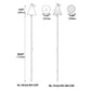 Focus Industries AL-18-LG-AH-L12-COP 12V LED Halogen Tiki Torch Light Area Light, Unfinished Copper