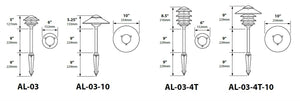 Focus Industries AL033T10L12CAM 3W Omni Super Saver LED 10" Three Tier Pagoda Hat Area Light, Camel Tone Finish