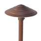 Focus Industries AL20SMAHL12STU 12V 3W Omni LED 5.75" Small Aluminum Saturn Ring Hat Area Light with Adjustable Hub, Stucco Finish