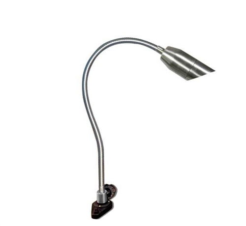 Focus Industries BQ-08-QCS-SS 12V 20W T4 Halogen, Bullet BBQ Light with Quick Connect and Switch, Stainless Steel Finish