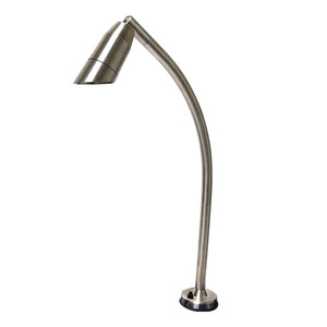 Focus Industries BQ15CD08SS 12V 7W MR16 LED Super Saver Stainless Steel BBQ Flex Light with Rigid Stainless Steel Arm and Commercial Deck Mount