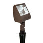 Focus Industries DL04L12WTX 12V 3W Omni LED  Extruded Aluminum Floodlight, White Texture Finish