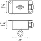 Focus FA-111-SMH-BLT 12V Small Surface Junction Box, Black texture