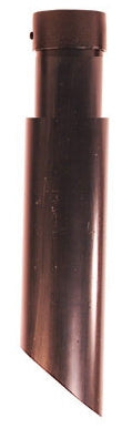 Focus Industries FA-24-MD-CST-POST2-BLT Cast Aluminum, single 1/2" NPS hole round cap and 16" telescopic post, Black Texture Powder Coat Finish