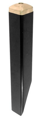 Focus Industries FA-25-BRS 12V Angle Cut ABS mounting pedestal, Cast Brass cap, Unfinished Brass