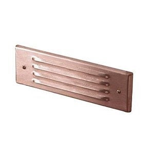 Focus Industries FA-53-CAM Stamped Aluminum Face Plate for SL-04-AL with White Acrylic Lens, Camel Tone Finish