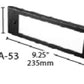 Focus Industries FA-53-RBV Stamped Aluminum Face Plate for SL-04-AL with White Acrylic Lens, Rubbed Verde Finish