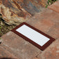 Focus Industries FA-53-TRC Stamped Aluminum Face Plate for SL-04-AL with White Acrylic Lens, Terra Cotta Finish