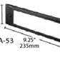 Focus Industries FA-53-WTX Stamped Aluminum Face Plate for SL-04-AL with White Acrylic Lens, White Texture Finish