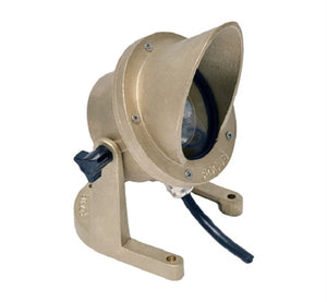 Focus-FA-H2-0JB550F-BAT Brass H2O J-Box, 5 PG9 Ports (1in/4out), 50 ft input lead Finish