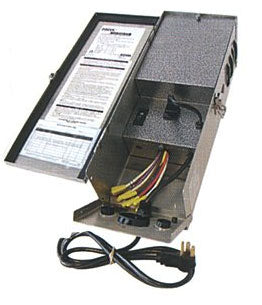 Focus Industries HV-600-SS 600 Watt Hardwired Transformer, Twin Circuit, Multi-Voltage Output Taps 12, 13, 14, 15, 16, 18 and 21V Output Finish