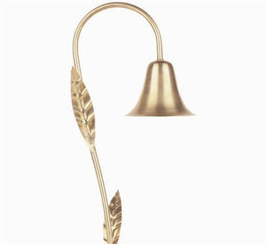 Focus Industries PL-02-LVS-CAV 12V 18W S8 Incandescent 4.5" Bell Path Light with Leaves, Copper Acid Verde Finish