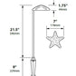 Focus Industries PL06L12STU 12V 3W Omni LED Aluminum Starfish Path Light, Stucco Finish