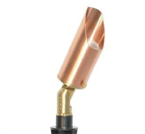 Focus Industries RXD02NLCAM 12V 20W MR16 Halogen Cast Brass Bullet Directional Light, No Lamp, Camel Tone Finish