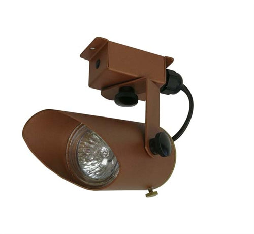 Focus Industries RXS-01-CAR 12V 20W MR16 Halogen, Surface Mount Bullet Directional Light, Copper Acid Rust Finish