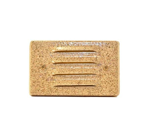 Focus Industries SL-02-LEDP-BAR 12V 4W LED flat panel 4 Louver Step Light, Brass Acid Rust Finish