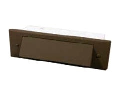 Focus Industries SL-04-1LLED3BAR 12V 2x3W OMNI LED 1 Louver Step Light, Stamp Brass, Brass Acid Rust Finish