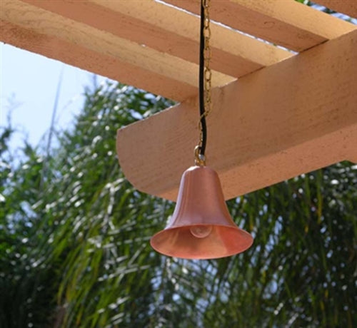 Focus Industries SL-05-L12-COP 12V 4.5" Spun Copper Bell with 3W LED Bulb, Copper Finish