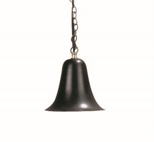 Focus Industries SL-05-LED3BAR 3W OMNI LED, 4.5" Brass Hanging Bell, Jbox, Brass Acid Rust Finish