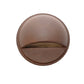 Focus Industries SL-07-SP-L4-WBR 2W Omni Mini LED Bi-Pin, Aluminum Surface Dome Step Light, PVC Post, Weathered Brown Finish