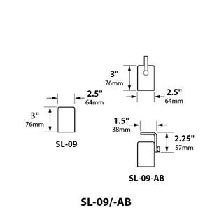 Focus Industries SL-09-ABLED3HTX 3W OMNI LED, Spun Aluminum Mini Downlight, Aiming Bracket, Hunter Texture Finish