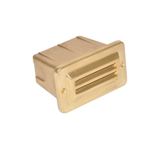 Focus Industries SL-17-T7-STU 120V 15W T7 Halogen 3 Louver Step Light, Stucco Finish