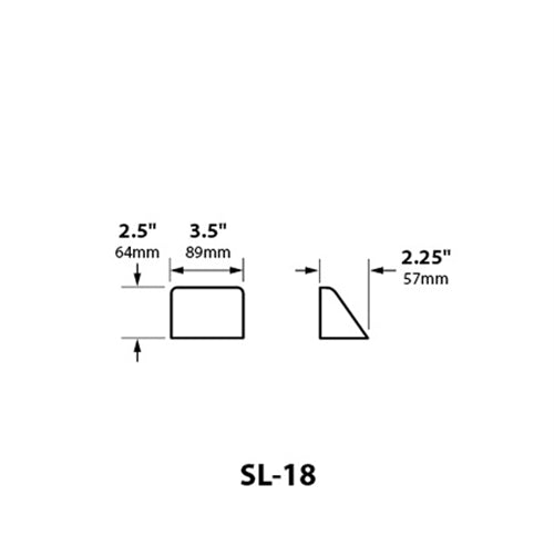 Focus Industries SL-18-LED3WIR 3W OMNI LED, Cast Aluminum Surface Step Deck Light, Weathered Iron Finish