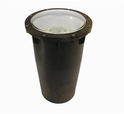 Focus Industries SL-20-LGL-120HPS100-BRT 120V 100W ED17 HPS Well Light with Lens Holder, Lamp Not Included, Bronze Texture Finish