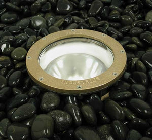 Focus Industries SL-20-MDL-FL13-BRS 120V 13W CFL Well Light with Lens Holder, Unfinished Brass