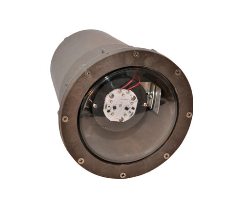 Focus Industries SL-20-MDLLEDM1560-BRS 12V 15W LED Module 60 degree Flood Well Light with Lens Holder, Unfinished Brass