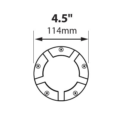Focus SL-20-SMMSM-LEDP-BRS Marker Light, 4W LED, 12V, Brass