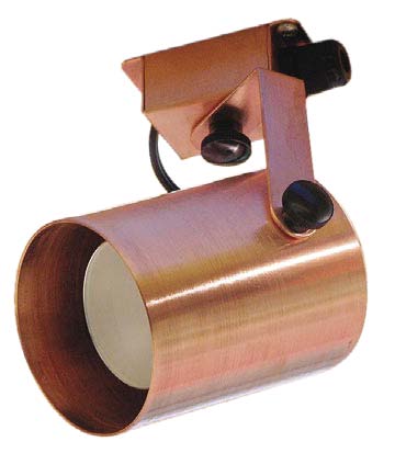 Focus Industries SL-28-WTX 12V 50W ALR18 Spun Aluminum Adjustable Surface Light, White Texture Finish