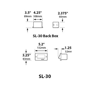 Focus Industries SL-30-LED3BAR 3W OMNI LED, Cast Brass, Single Louver Step Light, Brass Acid Rust Finish