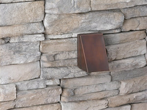 Focus Industries SL-35-LED3BRS 3W OMNI LED, Stamped Brass Surface Step Light, Brass Finish