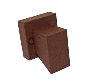 Focus Industries SL-57-CLEDP212V-WBR 12V 2W LED Panel, Surface Canopy Light, Weathered Brown Finish