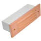 Focus Industries SL04L12STU 2x3W Omni LED Stamp Aluminum 4 Louver Brick Step Light, Stucco Finish