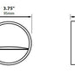 Focus Industries SL07L12CAM 3W Omni LED Cast Aluminum Surface Dome Step Light, Camel Tone Finish