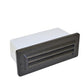 Focus Industries SL08L12BLT 2x3W Omni LED Cast Aluminum 3 Louver Brick Step Light, Black Texture Finish