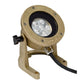 Focus SL11LEDM1140ABBRS 11W LED Underwater Light, 40 degree Beam spread, with Aiming Bracket Unfinished Brass
