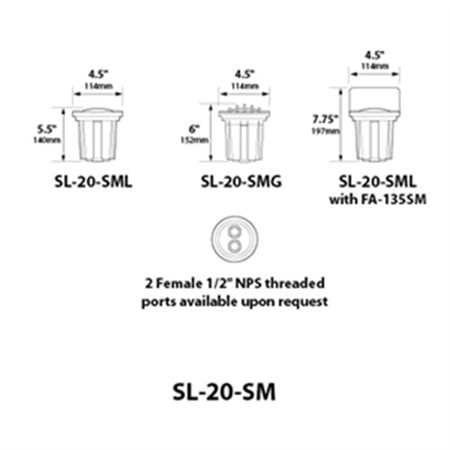 Focus Industries SL20SMLMR16L48BRT 12V 7W MR16 LED Sealed Composite Well Light, Bronze Finish
